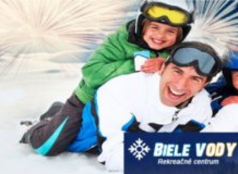 Silvester s lyžovačkou, plnou penziou a novoročnou zábavou pre 2 osoby a dieťa zdarma.