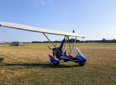 Plachtenie v oblakoch ponad Nitru - let na dvojmiestnom motorovom rogale 1 osobu.
