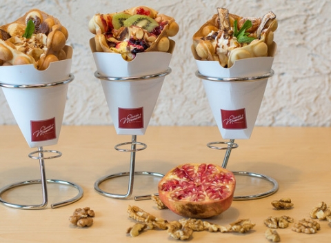 Bubbblinkové wafle s kávou alebo čajom na Obchodnej – jediné na Slovensku!