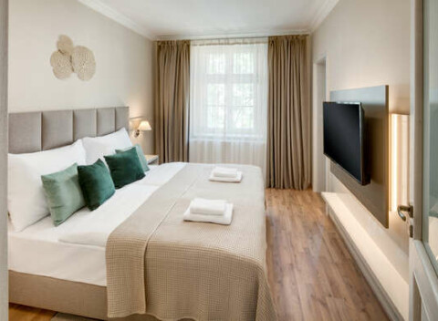 Dizajnové ubytovanie až pre 6 osôb v Louren Apartments v TOP pražskej lokalite.