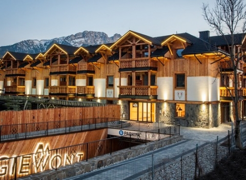 Štýlový hotel Giewont v poľských Tatrách s neobmedzeným wellness v rozprávkových priestoroch.