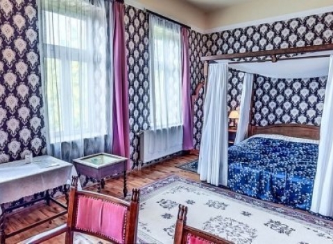 Maďarsko blízko Hévízu v zámockom hoteli Misefa Kastélyszálló s wellness.