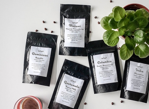 Degustačné balíčky plantážnej kávy - 100 % arabika z celého sveta od SofiKofi.