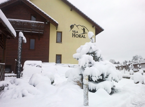 Pohodlné apartmány vo Vila Horal v Demänovskej doline iba pár km od lyžiarskych stredísk.