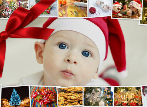 Koláž na plátne z vlastných fotografií - veľa rozmerov na výber.