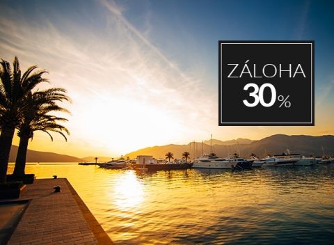 Dovolenka v čiernohorskom letovisku blízko pláže, polpenzia v Hoteli Galeb - Čanj.