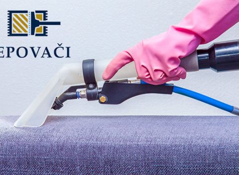 Tepovanie 3 alebo 5 - miestnej sedacej súpravy + vankúšov vrátane dopravy v BA.