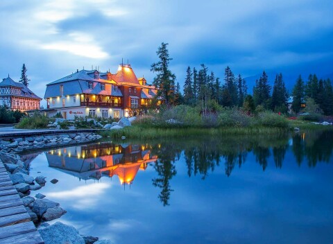 Štrbské pleso v Hoteli Solisko **** s polpenziou, neobmedzeným wellness a vstupom na Vežu snov