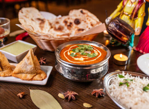 Indické 3-chodové menu v Punjabi Dhaba na Hlbokej ceste - na výber z dvoch menu