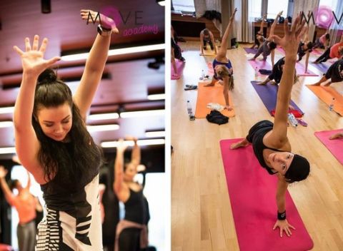 Joga, Pilates, Pump, deepWORK, PortDeBras, bodyART, Total body - permanentky do MOVE academy.