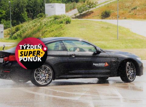 Škola šmyku SuperDRIVE pre adrenalínových nadšencov a priaznivcov bezpečnej jazdy.
