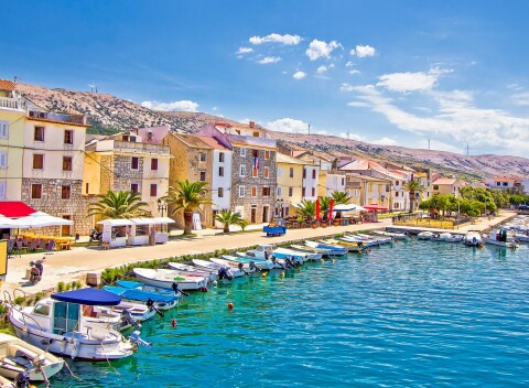 Chorvátsko: Pag len 270 m od mora v Apartmánoch Hostin Gajac až pre 4 osoby + klimatizácia, terasa