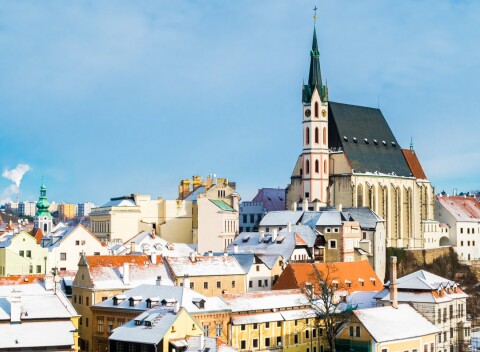 Český Krumlov: Pobyt priamo v centre v Pensione Linden s raňajkami formou bufetu + fľaša vína