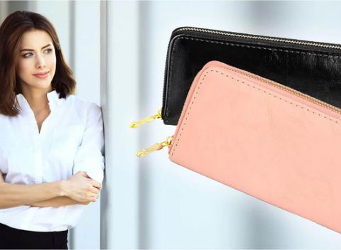 Elegantné dámske peňaženky z kože či ekokože s ochranou platobných údajov.