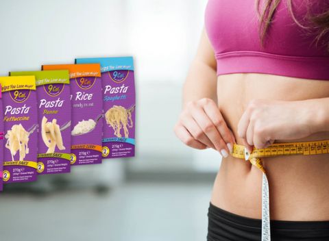 Nízkokalorické bezlepkové cestoviny, ryža, omáčky alebo hotové jedlá Slim Pasta®.