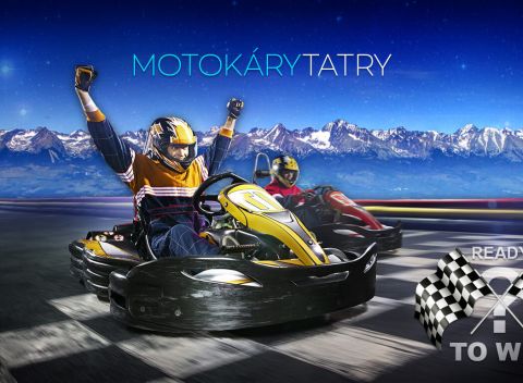 Jazda na motokárach plná adrenalínu a zábavy pre každého v krytej hale Motokáry Tatry.