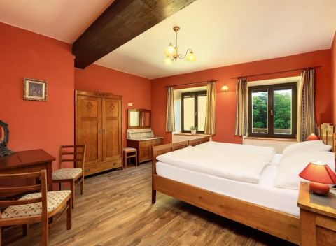 Český Krumlov v penzióne Teddy v historickom centre s raňajkami a zľavami.