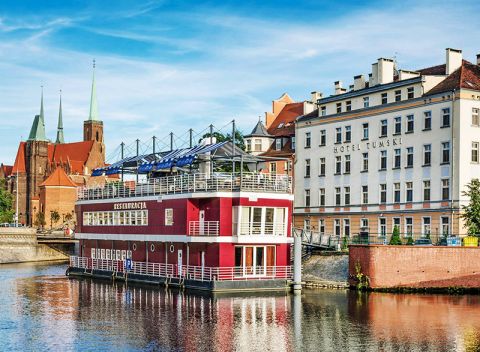 Historický Wroclaw v hoteli na ostrove v centre s polpenziou, so vstupom do ZOO či prehliadkou mesta.