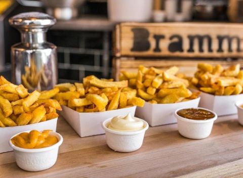 Chutné domáce hranolky podľa holandskej receptúry od Bramm vo Fresh Markete.