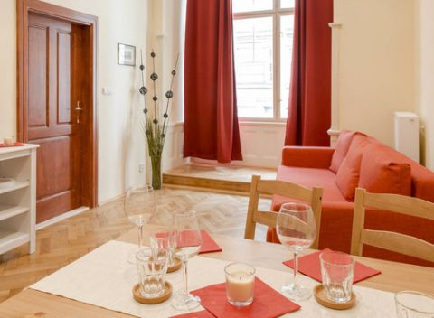 Moderné apartmány v Prahe len 300 m od Staromestského námestia a 500 m od Karlovho mosta.
