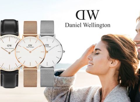 Pánske alebo dámske hodinky od známej značky Daniel Wellington - na výber z rôznych druhov.