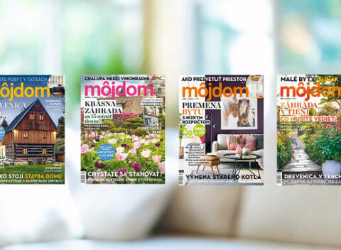 Ročné predplatné štýlového časopisu o bývaní Môj dom - 11x časopis k vám domov