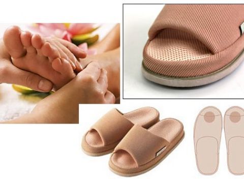Akupresúrna pomoc od bolesti! Papuče masáž prstov: bolesť chrbta, ramien, únava očí.