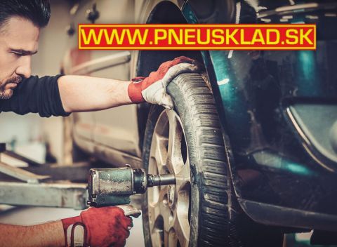 Jarné prezutie a uskladnenie pneumatík až do veľkosti 20 palcov v bratislavskom Pneusklade.