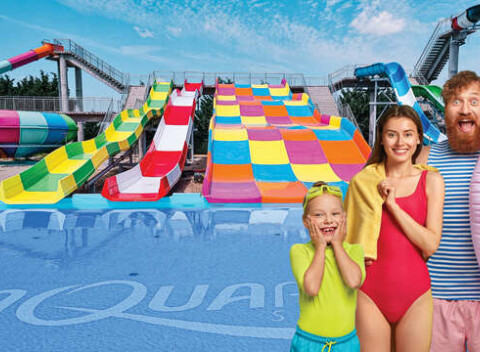 Bláznivé animačné leto v AQUAPARKU Senec - zábava na najfarebnejších toboganoch s programom