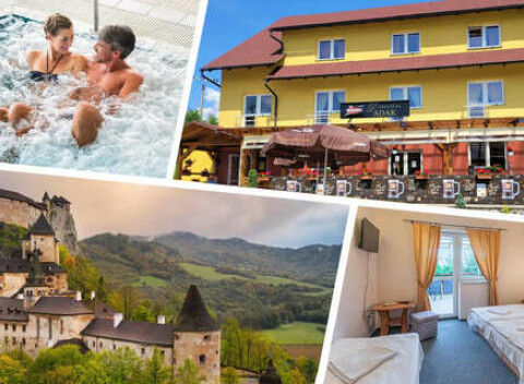 Jesenný, wellness aj silvestrovský pobyt v Penzióne Adak v Malej Fatre + dieťa do 10 rokov zdarma a zľava do aquaparku