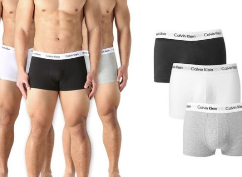 Súprava troch kvalitných pánskych boxeriek americkej značky Calvin Klein.