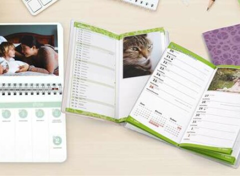 Vreckové fotodiáre 2024 z vlastných fotografií s výberom z mnohých šablón