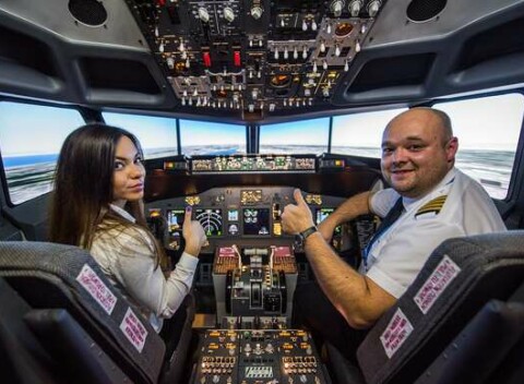 Staňte sa pilotom Boeingu 737 na skúšku v realistickom leteckom simulátore