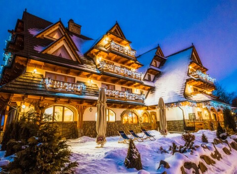 Poľské Tatry: Białka Tatrzańska v Penzióne Burkaty *** s raňajkami/polpenziou + neobmedzené wellness a sauny