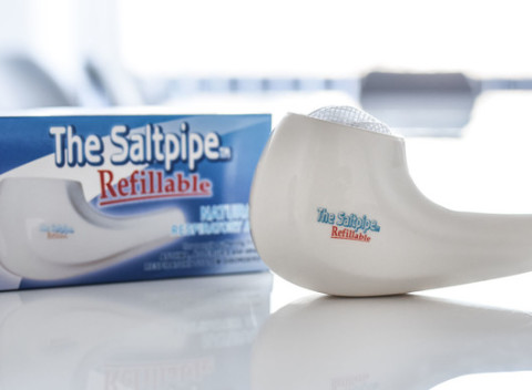 Soľná fajka - inhalačná pomôcka určená pre ľudí trpiacich astmou či dýchacími alergiami.