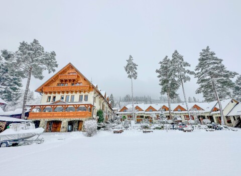Pobyt pri Oravskej priehrade: Penzión Slanický dvor s polpenziou, privátnym wellness, welcome drinkom + zľavy