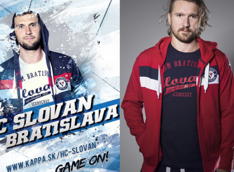Zľava 50 % na všetko oblečenie značky Kappa z kolekcie HC Slovan Bratislava.