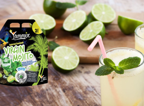 Osviežujúci nealkoholický kokteil Virgin Mojito 3 l, bez umelých príchutí a farbív.