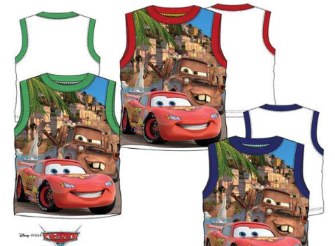 Veselé a frebné tričko Cars - autíčka Setino zo 100% bavlny, na výber v troch farbách.