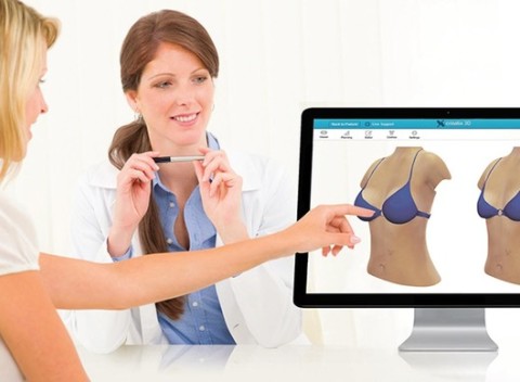 3D vizualizácia úpravy prsníkov či faceliftingu - úpravy nosa, viečok, uší, pier či podbradku.