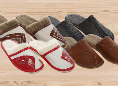 Pohodlné dámske a pánske papuče z pravej ovčej vlny - už žiadne studené a skrehnuté nohy.