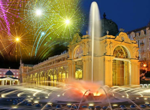 SILVESTROVSKÝ wellness pobyt - Mariánske Lázne s procedúrami a polpenziou v hoteli Fontána.