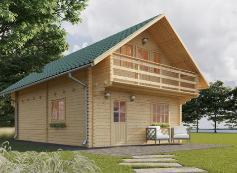 Zrubové chaty podľa vlastného výberu, vybavené na celoročné bývanie s dopravou zdarma.