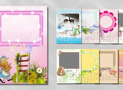 Nástenné fotokalendáre 2019 - mesačné či ročné z fotografií vytlačené na kvalitnom fotopapieri.