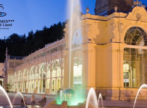 Výhodné wellnes balíčky: Romantické Mariánske Lázně v Hoteli Pramen*** až so 17 procedúrami.