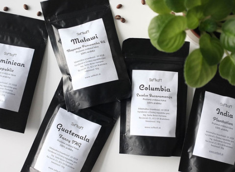 Degustačné balíčky kvalitnej plantážnej kávy z celého sveta od SofiKofi.