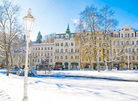 Mariánské Lázně s plnou penziou a wellness procedúrami v Hoteli Polonia.