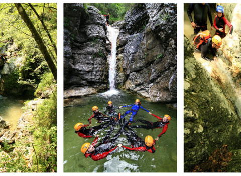 Dobrodružný canyoning v kaňone Sušec.Víkendový zájazd do Slovinska pre 1 osobu.