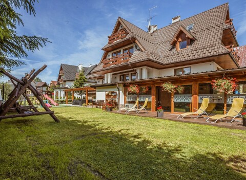 Poľské Tatry a Zakopané vo Wille Baciarka s raňajkami a wellness (bazén, vírivky, sauny) + herňa a ihrisko