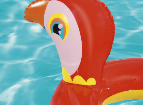 Nafukovacie koleso - papagáj - 79 x 58 cm - Odolný, vyrobený z PVC materiálu